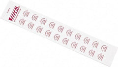 SPI - Inspection Label - Legend: Calibration Void If Seal Damaged, English, Red & White, No Coating - USA Tool & Supply