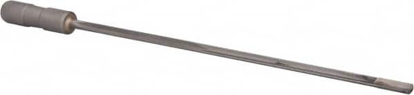 Made in USA - 5/16", 12" Flute Length, 13" Depth of Cut, Carbide-Tipped Shank, Single Flute Gun Drill - USA Tool & Supply