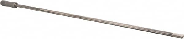 Made in USA - 7/16", 24" Flute Length, 25" Depth of Cut, Carbide-Tipped Shank, Single Flute Gun Drill - USA Tool & Supply