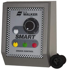 Walker - 300 W, 110 V Electromagnetic Chuck Variable Power Control - Automatic Release, 115 V, DC Max Output Voltage - USA Tool & Supply