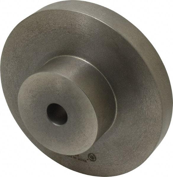 Bison - Adapter Back Plate for 8" Diam Self Centering Lathe Chucks - 0.98" Through Hole Diam, 4.02mm ID, 8.3" OD, 1.18" Flange Height, Cast Iron - USA Tool & Supply