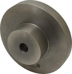Bison - Adapter Back Plate for 8" Diam Self Centering Lathe Chucks - 0.98" Through Hole Diam, 4.02mm ID, 8.3" OD, 1.18" Flange Height, Cast Iron - USA Tool & Supply