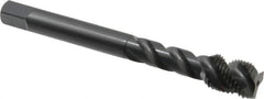 OSG - 1/2-20 UNF 3 Flute 2B Modified Bottoming Spiral Flute Tap - Vanadium High Speed Steel, Oxide Finish, 100mm OAL, Right Hand Flute, Right Hand Thread - USA Tool & Supply