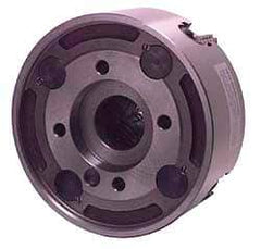 Bison - 4 Jaws, 16" Diam, Independent Manual Lathe Chuck - A2-8 Mount Spindle, Reversible, 800 Max RPM, 3-15/16" Through Hole Diam, Cast Iron - USA Tool & Supply