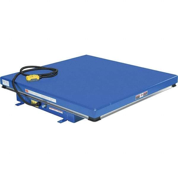 Vestil - 3,000 Lb Capacity Hydraulic Scissor Lift - 7" to 43" Lift Height, 48" Platform Length x 48" Platform Width - USA Tool & Supply