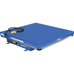 Vestil - 3,000 Lb Capacity Hydraulic Scissor Lift - 7" to 43" Lift Height, 48" Platform Length x 48" Platform Width - USA Tool & Supply