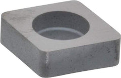 Kennametal - 1/2" Inscribed Circle, Diamond (Shape) Turning Shim for Indexables - 0.1925" Thick, ICSN Shim Style, Negative Rake - USA Tool & Supply
