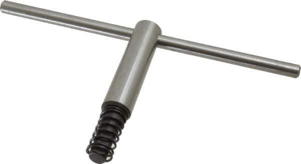 Bison - 8, 10" Chuck Diam Compatibility, Lathe Chuck Key - Compatible with 4-Jaw Chucks, Self Ejecting, 5" Body Length, 7/16" Actual Key Square Size - USA Tool & Supply