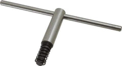 Bison - 8, 10" Chuck Diam Compatibility, Lathe Chuck Key - Compatible with 4-Jaw Chucks, Self Ejecting, 5" Body Length, 7/16" Actual Key Square Size - USA Tool & Supply