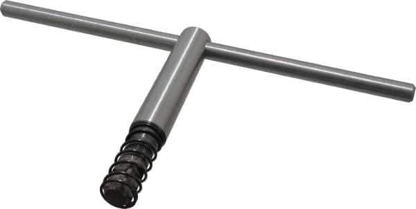 Bison - 12, 16" Chuck Diam Compatibility, Lathe Chuck Key - Compatible with 4-Jaw Chucks, Self Ejecting, 6-1/2" Body Length, 9/16" Actual Key Square Size - USA Tool & Supply