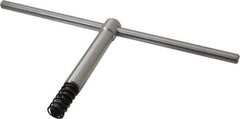 Bison - 20, 25" Chuck Diam Compatibility, Lathe Chuck Key - Compatible with 4-Jaw Chucks, Self Ejecting, 9" Body Length, 0.6693" Actual Key Square Size - USA Tool & Supply