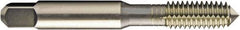 Vermont Tap & Die - #8-32 UNC 2B H5 Thread Limit Plug Thread Forming Tap - High Speed Steel, Bright Finish, 2-1/8" OAL, 3/8" Thread Length, Right Hand Thread, Series 1986 - USA Tool & Supply