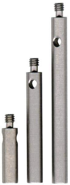 Fowler - M2 Female and Male Connection, 3mm Stem Diameter, Stainless Steel, CMM Stylus Extension - 40mm Overall Length, 4mm Outer Diameter, For Use with CMM Touch Trigger Probes - USA Tool & Supply