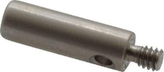 Fowler - M2 Female and Male Connection, 3mm Stem Diameter, Stainless Steel, CMM Stylus Extension - 10mm Overall Length, 4mm Outer Diameter, For Use with CMM Touch Trigger Probes - USA Tool & Supply