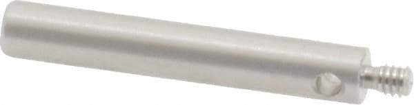 Fowler - M2 Female and Male Connection, 3mm Stem Diameter, Stainless Steel, CMM Stylus Extension - 20mm Overall Length, 4mm Outer Diameter, For Use with CMM Touch Trigger Probes - USA Tool & Supply
