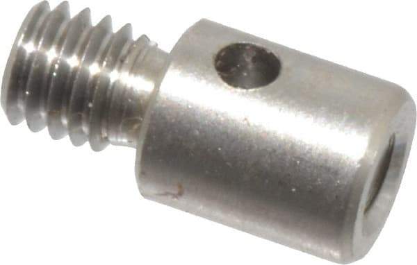 Fowler - M3 Female, M2 Male, Stainless Steel, CMM Thread Adapter - 5mm Long - USA Tool & Supply