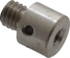 Fowler - M4 Female, M2 Male, Stainless Steel, CMM Thread Adapter - 5mm Long - USA Tool & Supply