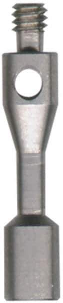 Fowler - 3 mm Ball Diameter, Stainless Steel Stem, M2 Thread, Ruby Point Disc Tip CMM Stylus - 13 mm Overall Length - USA Tool & Supply
