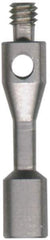 Fowler - 3 mm Ball Diameter, Stainless Steel Stem, M2 Thread, Ruby Point Disc Tip CMM Stylus - 13 mm Overall Length - USA Tool & Supply