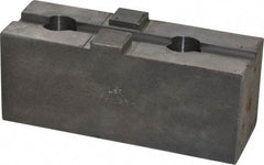 H & R Manufacturing - 18 to 21" Chuck Capacity, Tongue & Groove Attachment, Square Soft Lathe Chuck Jaw - Steel, 3" Btw Mount Hole Ctrs, 5-5/8" Long x 2" Wide x 2-5/16" High, 1/2" Groove - USA Tool & Supply