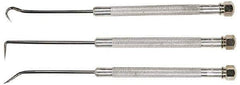 General - 3 Piece Probe Set - Carbon Steel - USA Tool & Supply