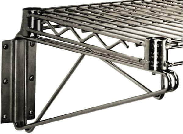 Eagle MHC - 74" High, Open Shelving Post - Stainless Steel, Use with Eagle MHC Shelving - USA Tool & Supply