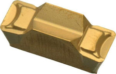 Seco - LCMF, 0.236" Cutting Width, MG, CP500 Grade, Double End Multi-Directional Turning Insert - TiAlN, TiN Coated - USA Tool & Supply