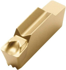 Seco - LCMR, 0.197" Cutting Width, MC, CP600 Grade, Single End Multi-Directional Turning Insert - TiAlN, TiN Coated - USA Tool & Supply