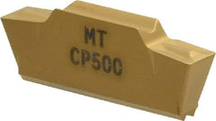 Seco - LCMF, 0.118" Cutting Width, MT, CP500 Grade, Double End Multi-Directional Turning Insert - TiAlN, TiN Coated - USA Tool & Supply