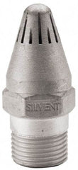 Silvent - Blow Gun High Force Nozzle - 3/8 MPT, 1.81" Hose Length, Aluminum, 145 psi, 238°F - USA Tool & Supply