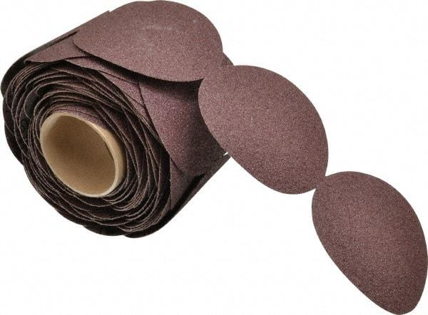 3M - 5" Diam, 36 FEPA Grit Aluminum Oxide Adhesive PSA Disc - Very Coarse Grade, X Weighted Cloth Backing, For Bench Top Motors, Random Orbital Sanders - USA Tool & Supply