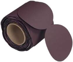 3M - 6" Diam, 80 Grit Aluminum Oxide Adhesive PSA Disc - Medium Grade, X Weighted Cloth Backing, For Bench Top Motors, Random Orbital Sanders - USA Tool & Supply