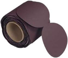 3M - 6" Diam, 80 Grit Aluminum Oxide Adhesive PSA Disc - Medium Grade, X Weighted Cloth Backing, For Bench Top Motors, Random Orbital Sanders - USA Tool & Supply