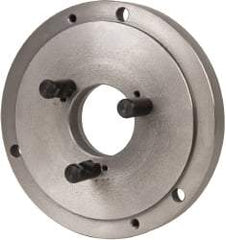 Interstate - Adapter Back Plate for 8" Diam Self Centering Lathe Chucks - D1-4 Mount - USA Tool & Supply