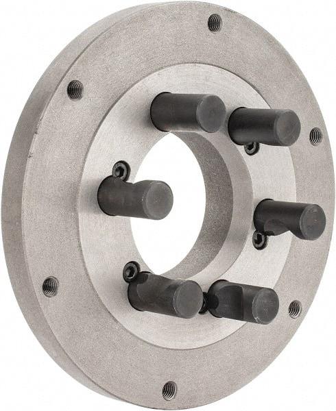 Interstate - Adapter Back Plate for 8" Diam Lathe Chucks - D1-5 Mount - USA Tool & Supply