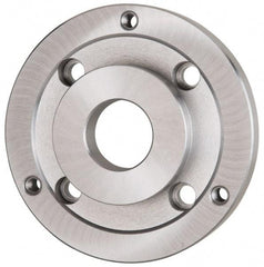 Bison - Adapter Back Plate for 15-3/4" Diam Self Centering Lathe Chucks - A2-6 Mount, 4.055" Through Hole Diam, 11-3/4" OD, 1.38" Flange Height, Steel - USA Tool & Supply