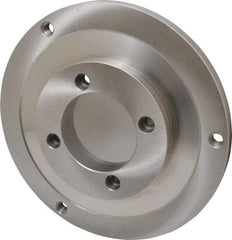Bison - Adapter Back Plate for 12-1/2" Diam Self Centering Lathe Chucks - A2-6 Mount, 4.055" Through Hole Diam, 7.076mm ID, 12.04" OD, 3/4" Flange Height, Steel - USA Tool & Supply