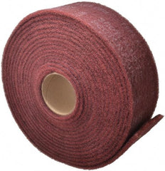 3M - 30' Long x 4" Wide Nonwoven Roll - Very Fine Grade, Purple, Aluminum Oxide - USA Tool & Supply