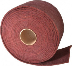 3M - 30' Long x 6" Wide Nonwoven Roll - Very Fine Grade, Purple, Aluminum Oxide - USA Tool & Supply