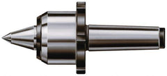 Rohm - MT6 Taper Shank, 4.61" Head Diam Live Center - 4,800 Max RPM, 4.1" Head Length, 2.28" Point Diam, 3.032" Point Len, 6,600 Lb Max Workpc, 14.27" OAL, Long Point - USA Tool & Supply