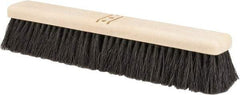 PRO-SOURCE - 18" General Purpose Tampico Push Broom - 3" Bristle Length, Plastic Block, Bolt-On Handle Connection, Handle Sold Separately - USA Tool & Supply