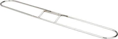 PRO-SOURCE - 24" Long x 3-1/4" Wide Chrome Plated Steel Dust Mop Frame - White, Clip-On - USA Tool & Supply