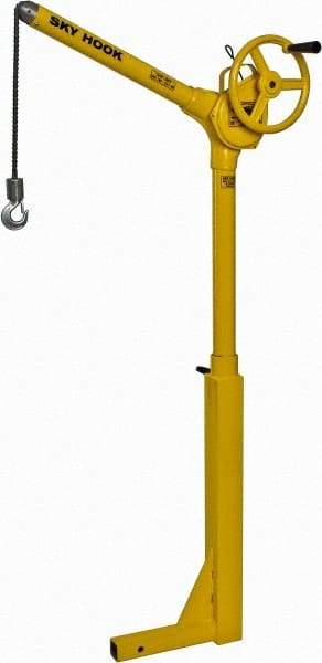 Sky Hook - 500 Lb Load Capacity, Steel Sky Hook Crane - Receiver Hitch Crane - USA Tool & Supply