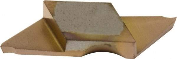 Sumitomo - CTL122005 AC530U Grade, 0.0787" Cutting Width, Carbide Cutoff Insert - 20° Right Hand Lead Angle, 0.002" Cnr Rad, TiAlN/AlCrN Coated, Double End - USA Tool & Supply