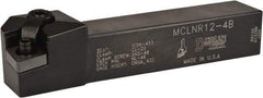 Dorian Tool - MCLN, Right Hand Cut, 5° Lead Angle, 3/4" Shank Height x 3/4" Shank Width, Negative Rake Indexable Turning Toolholder - 4-1/2" OAL, CN..43. Insert Compatibility, Series Multi-Option - USA Tool & Supply