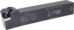 Dorian Tool - MCLN, Right Hand Cut, 5° Lead Angle, 1" Shank Height x 1" Shank Width, Negative Rake Indexable Turning Toolholder - 6" OAL, CN..43. Insert Compatibility, Series Multi-Option - USA Tool & Supply