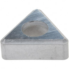 Made in USA - 3/8" Inscribed Circle, Triangle Shim for Indexables - Carbide, 3/16" Thick, ITSN Shim Style, Negative Rake, Left Hand Cut - USA Tool & Supply