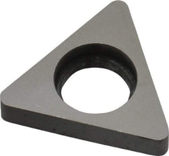 Made in USA - 5/8" Inscribed Circle, Triangle Shim for Indexables - Carbide, 3/16" Thick, ITSN Shim Style, Negative Rake - USA Tool & Supply