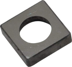 Made in USA - 3/4" Inscribed Circle, Square Shim for Indexables - Carbide, 3/16" Thick, ISSN Shim Style, Negative Rake, Left Hand Cut - USA Tool & Supply