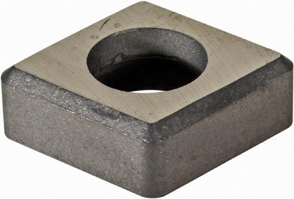 Made in USA - 1/2" Inscribed Circle, Diamond (Shape) Shim for Indexables - Carbide, 3/16" Thick, ICSN Shim Style, Negative Rake, Left Hand Cut - USA Tool & Supply